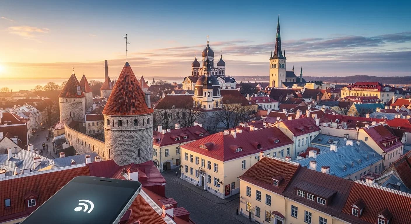 Estonia's Digital Frontier: A Comprehensive Guide to Internet, Mobile, and Public WiFi Connectivity landmark