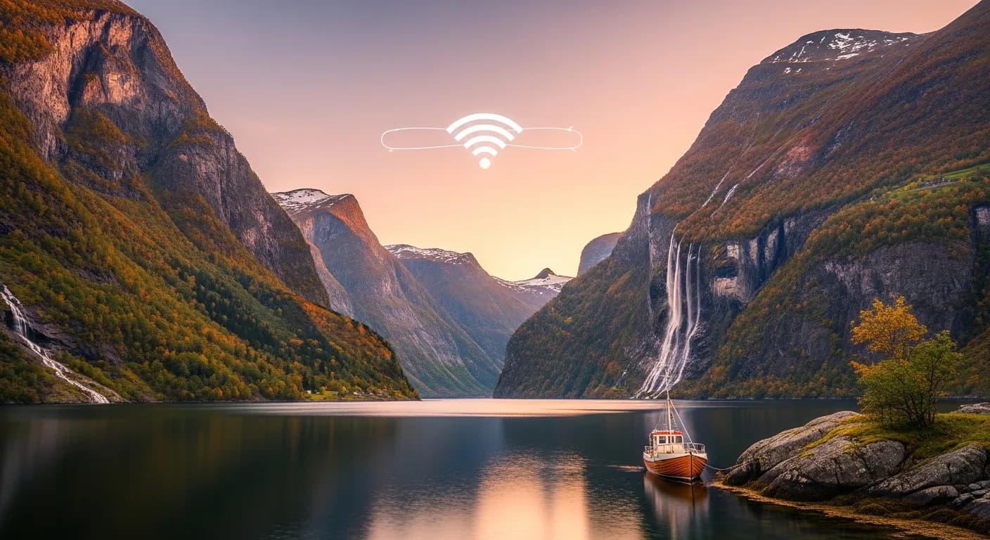 Norway's Digital Landscape: Public WiFi, Internet Connectivity & Digital Privacy Laws Guide landmark